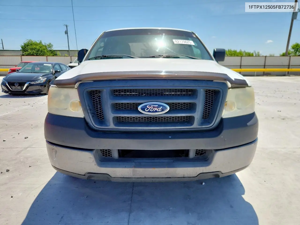 2005 Ford F150 VIN: 1FTPX12505FB72736 Lot: 62170625