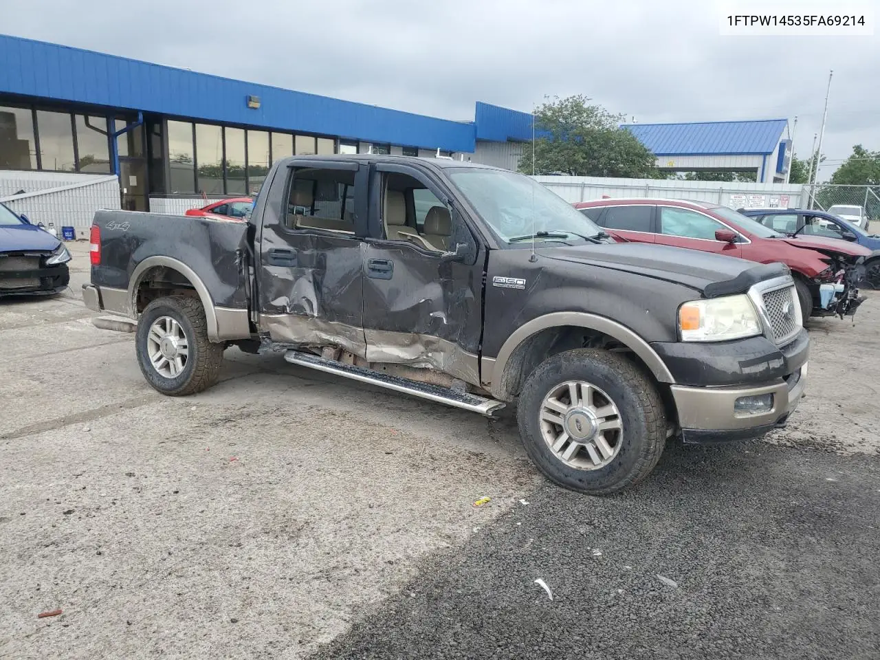2005 Ford F150 Supercrew VIN: 1FTPW14535FA69214 Lot: 62330875
