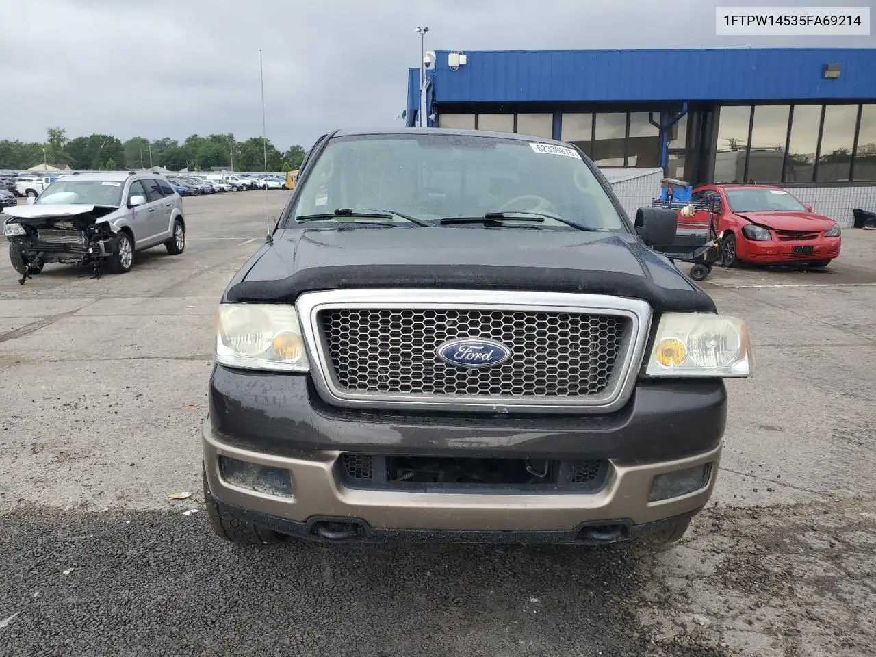 2005 Ford F150 Supercrew VIN: 1FTPW14535FA69214 Lot: 62330875