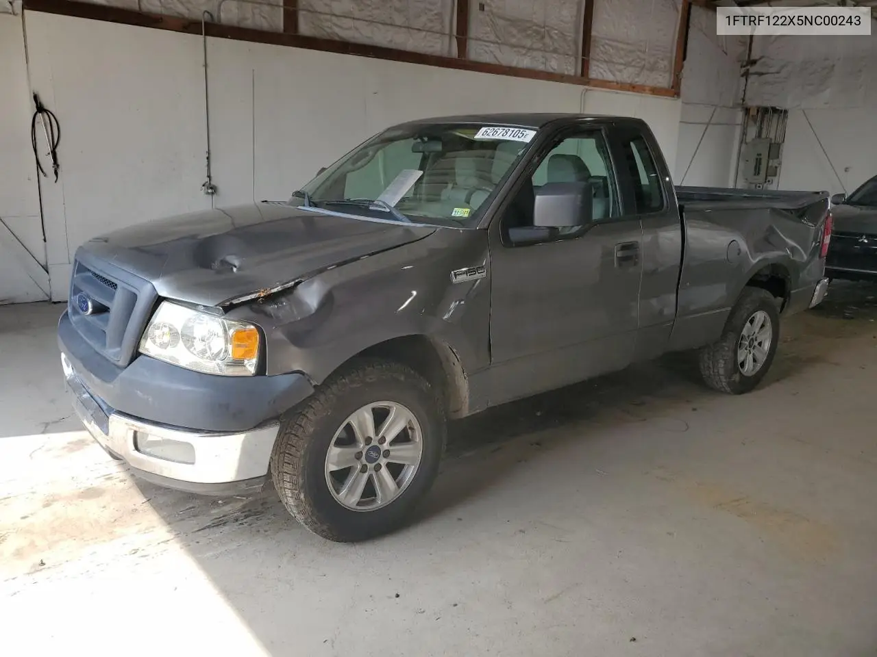 2005 Ford F150 VIN: 1FTRF122X5NC00243 Lot: 62678105