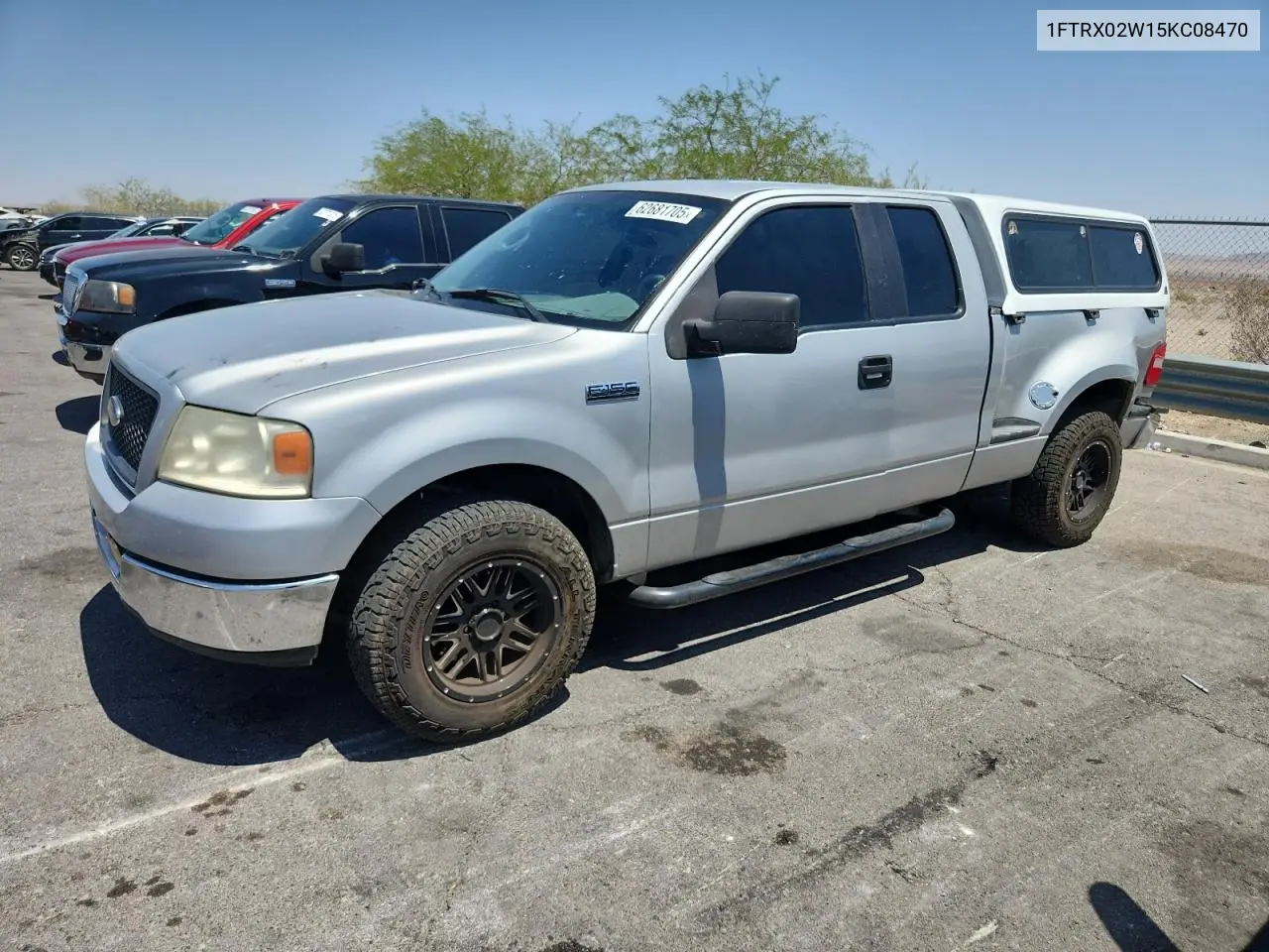 2005 Ford F150 VIN: 1FTRX02W15KC08470 Lot: 62681705