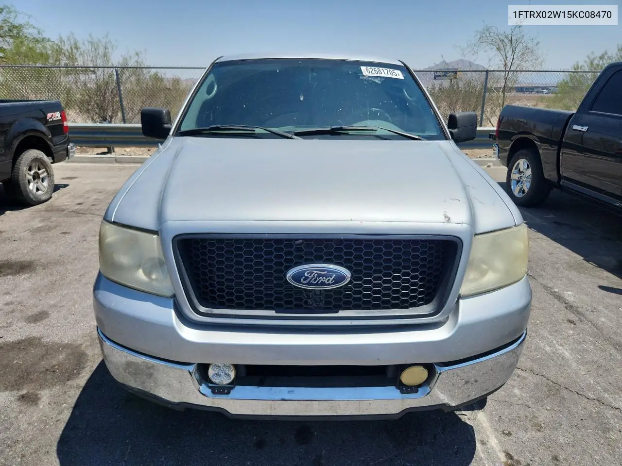 2005 Ford F150 VIN: 1FTRX02W15KC08470 Lot: 62681705