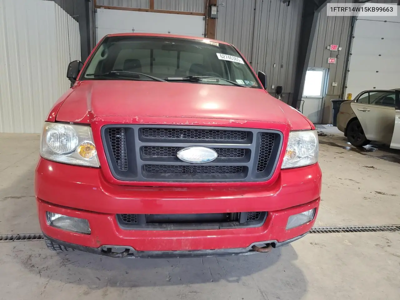 2005 Ford F150 VIN: 1FTRF14W15KB99663 Lot: 62746365