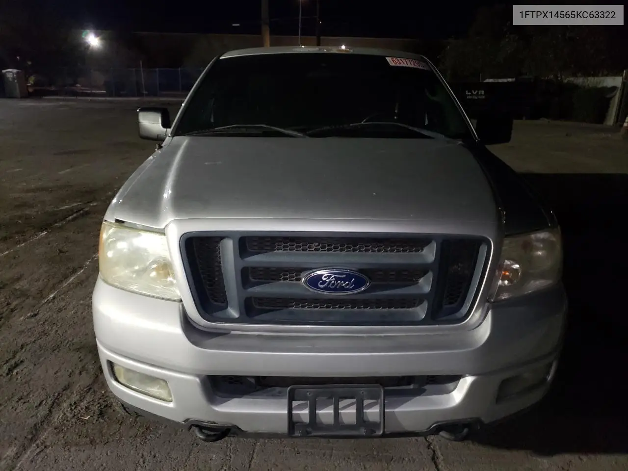 2005 Ford F150 VIN: 1FTPX14565KC63322 Lot: 63177295
