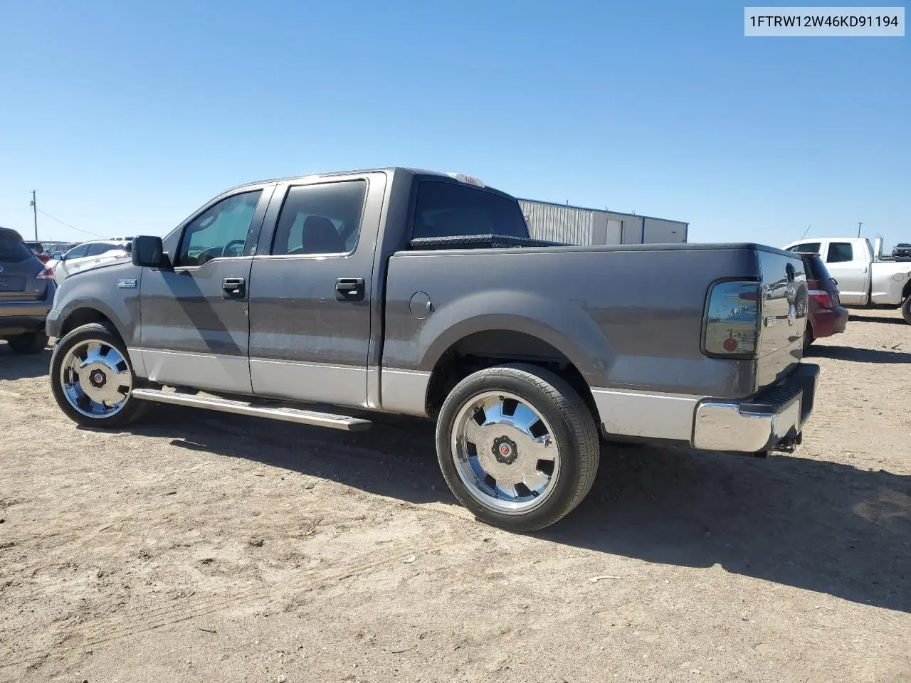 2006 Ford F150 Supercrew VIN: 1FTRW12W46KD91194 Lot: 46920225