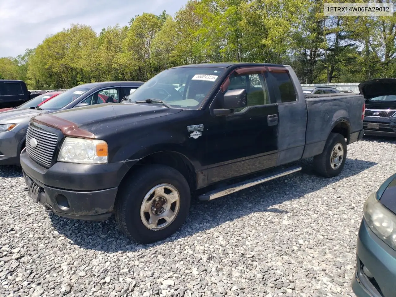 2006 Ford F150 VIN: 1FTRX14W06FA29012 Lot: 55804355