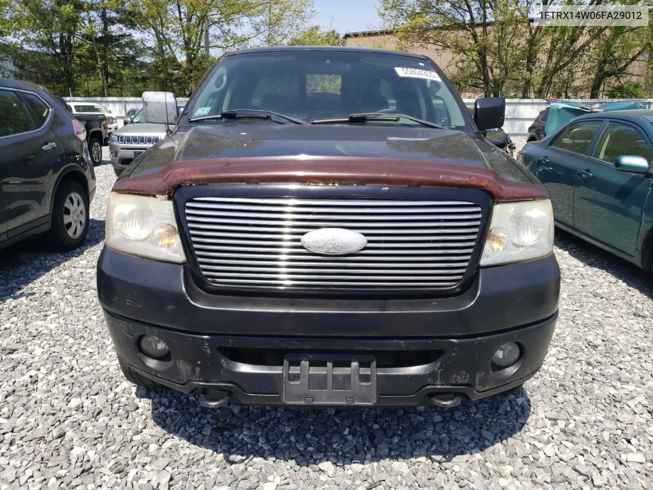 2006 Ford F150 VIN: 1FTRX14W06FA29012 Lot: 55804355