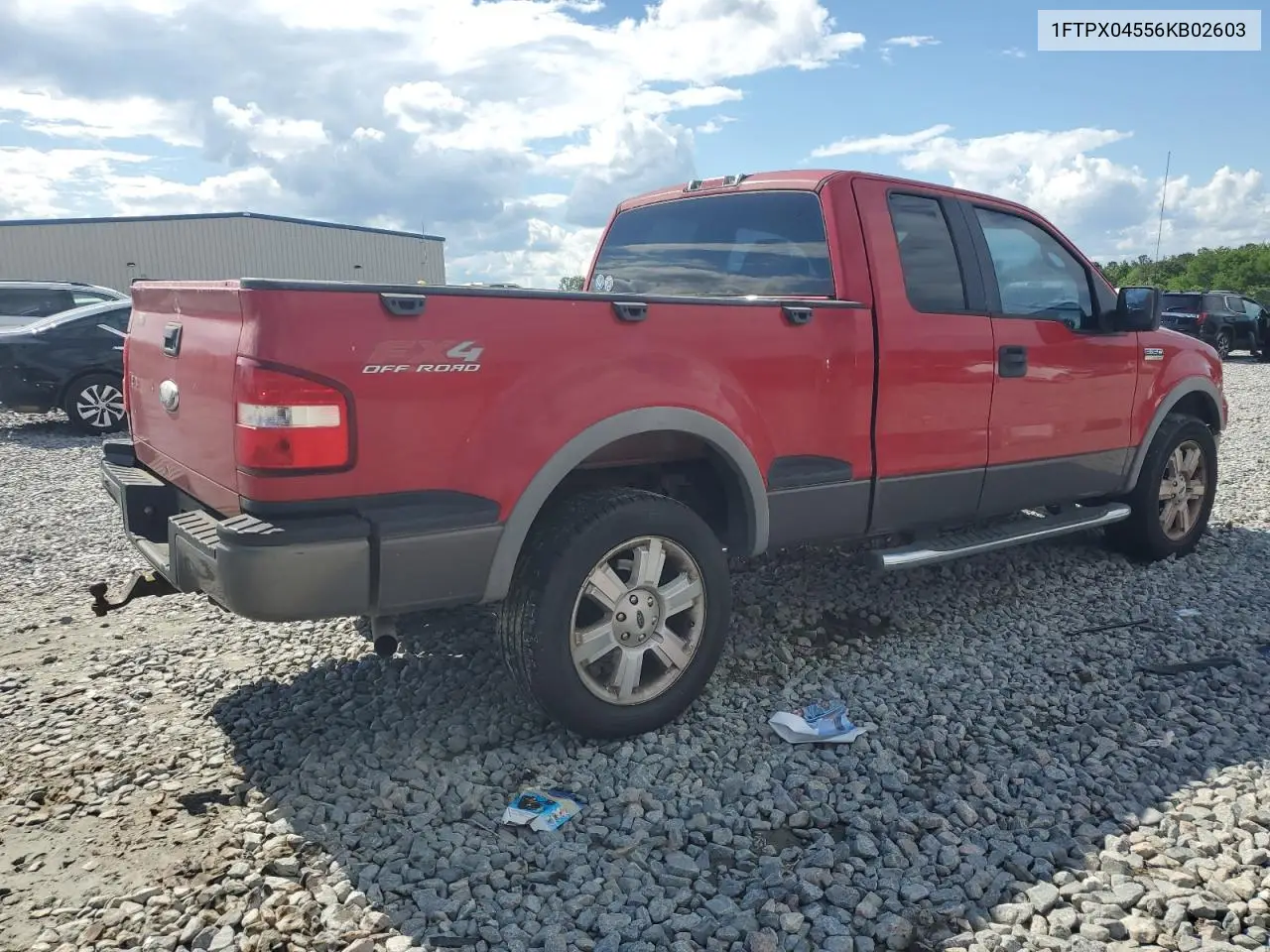 2006 Ford F150 VIN: 1FTPX04556KB02603 Lot: 56381345