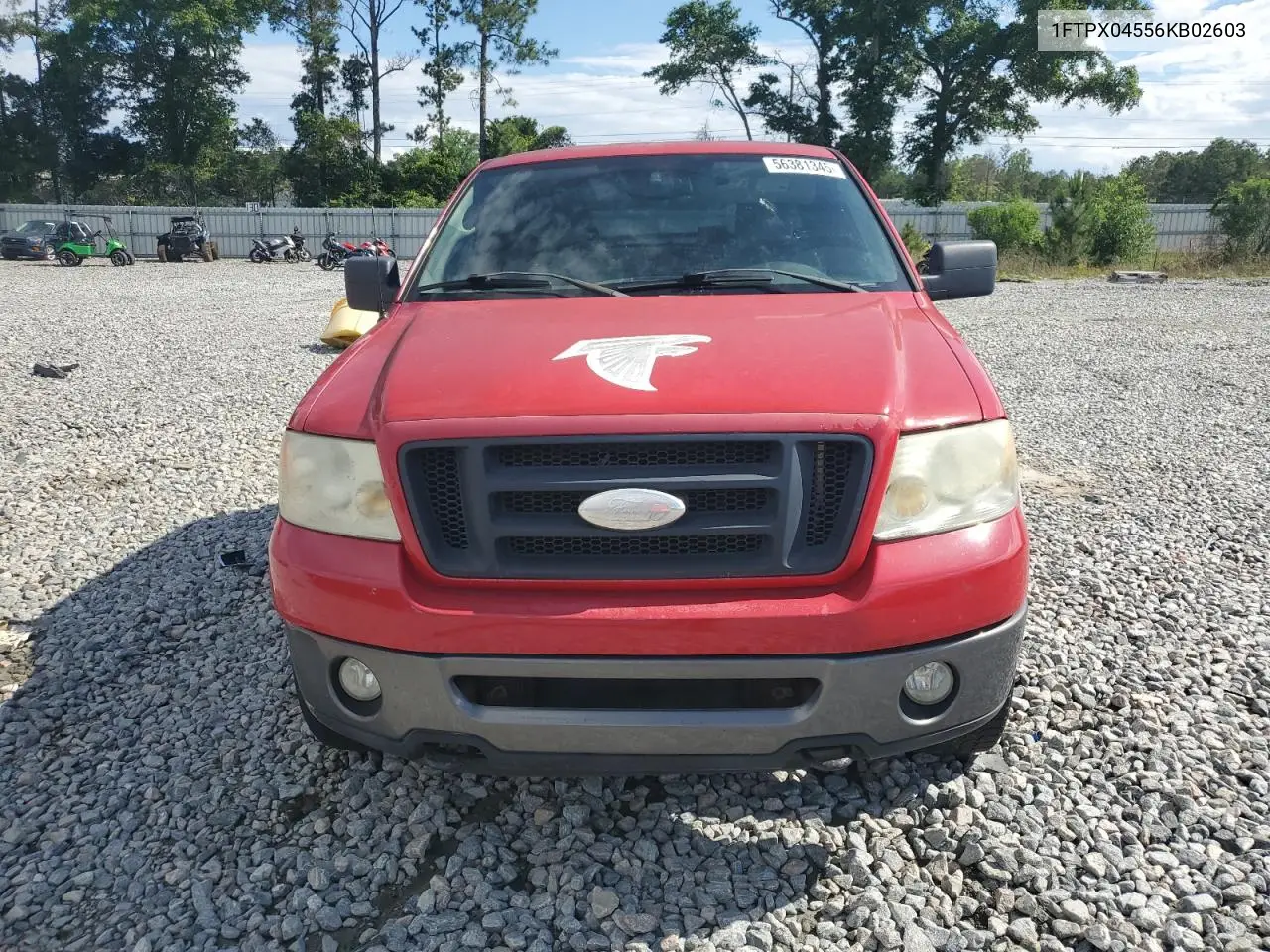 2006 Ford F150 VIN: 1FTPX04556KB02603 Lot: 56381345