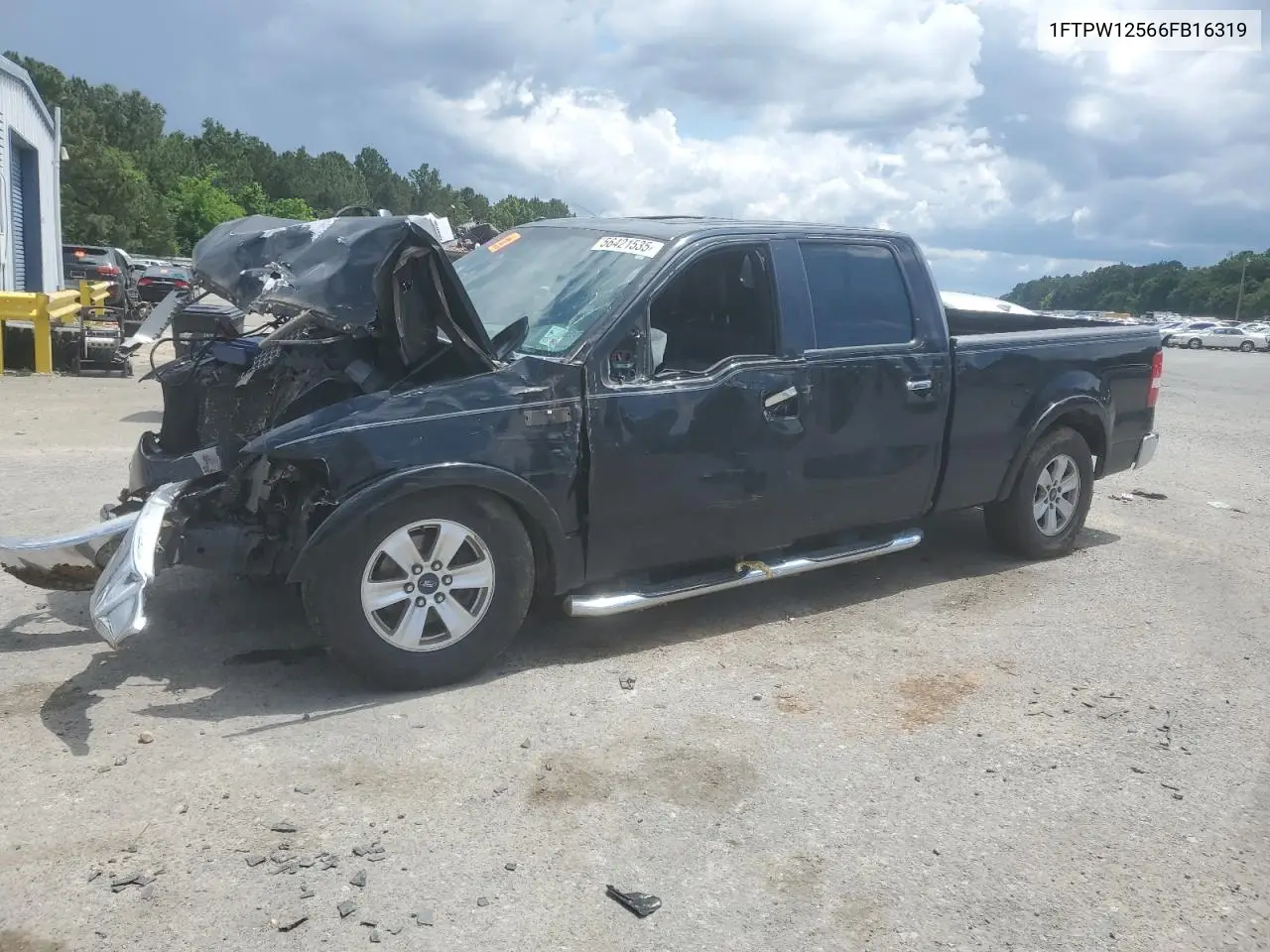 2006 Ford F150 Supercrew VIN: 1FTPW12566FB16319 Lot: 56421535