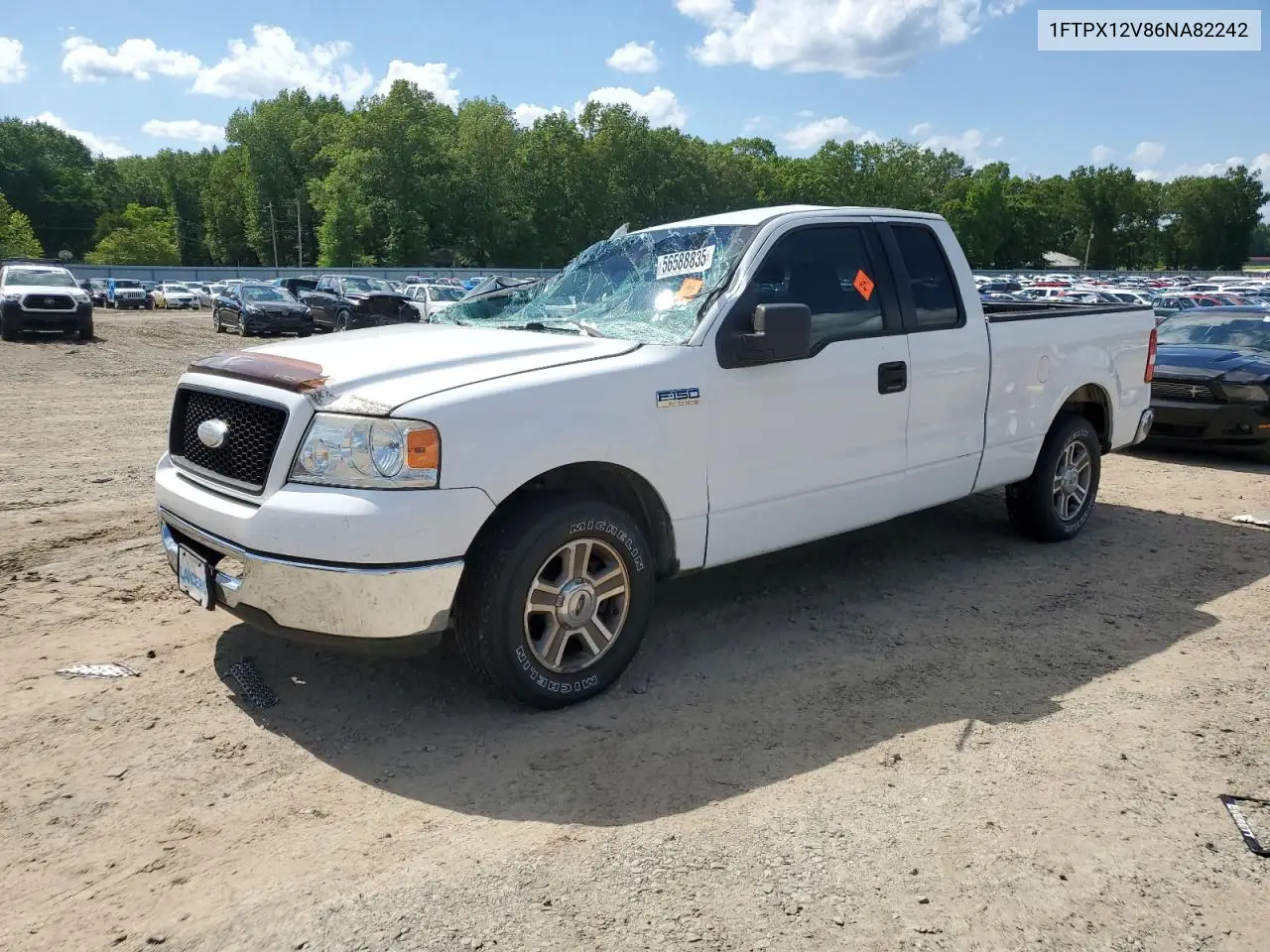 2006 Ford F150 VIN: 1FTPX12V86NA82242 Lot: 56588835