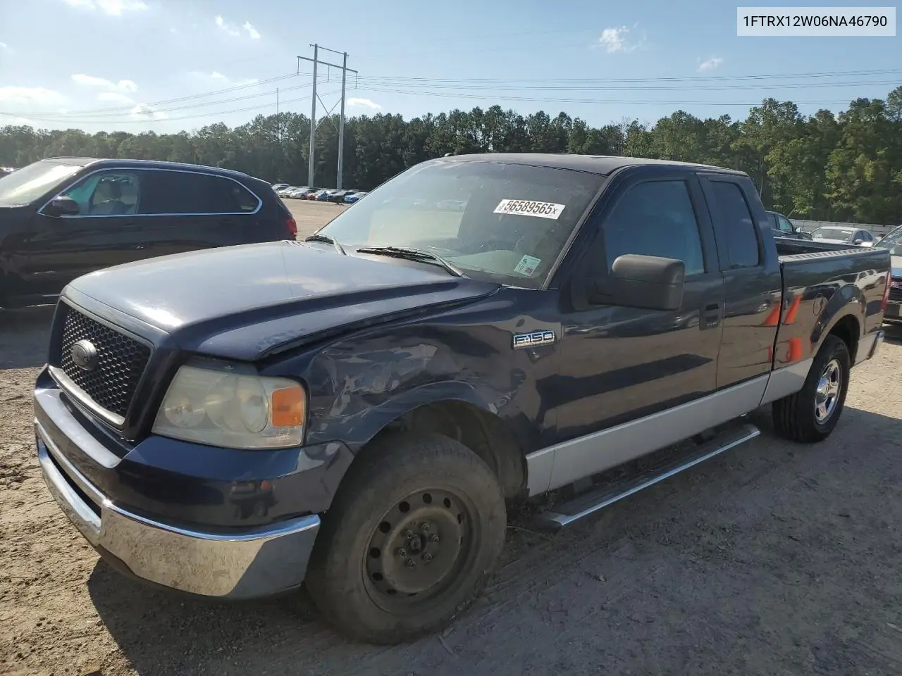 2006 Ford F150 VIN: 1FTRX12W06NA46790 Lot: 56589565