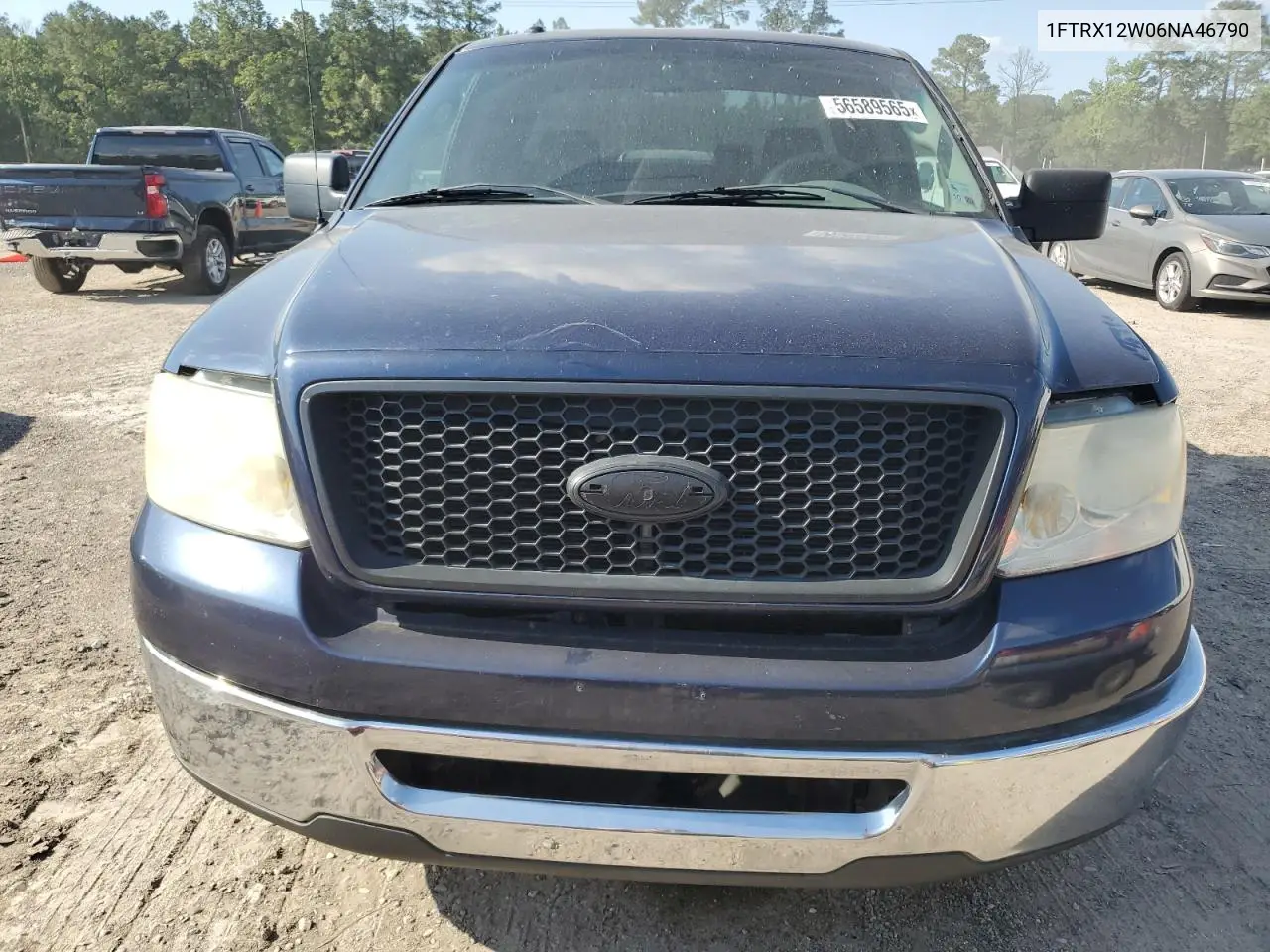 2006 Ford F150 VIN: 1FTRX12W06NA46790 Lot: 56589565