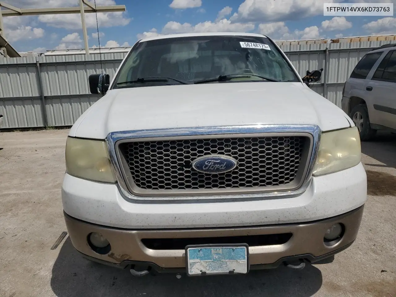 2006 Ford F150 Supercrew VIN: 1FTPW14VX6KD73763 Lot: 56748175