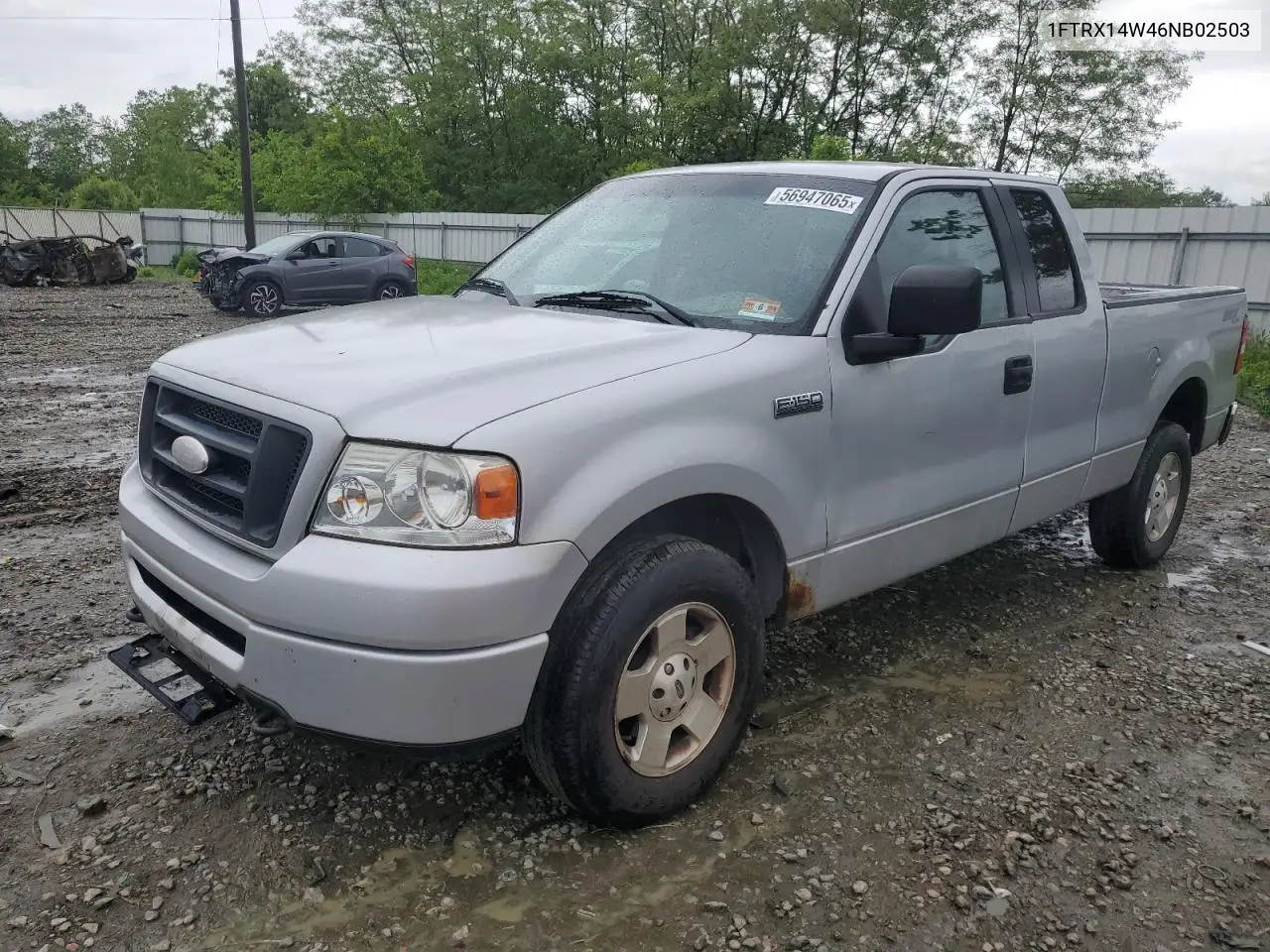 2006 Ford F150 VIN: 1FTRX14W46NB02503 Lot: 56947065