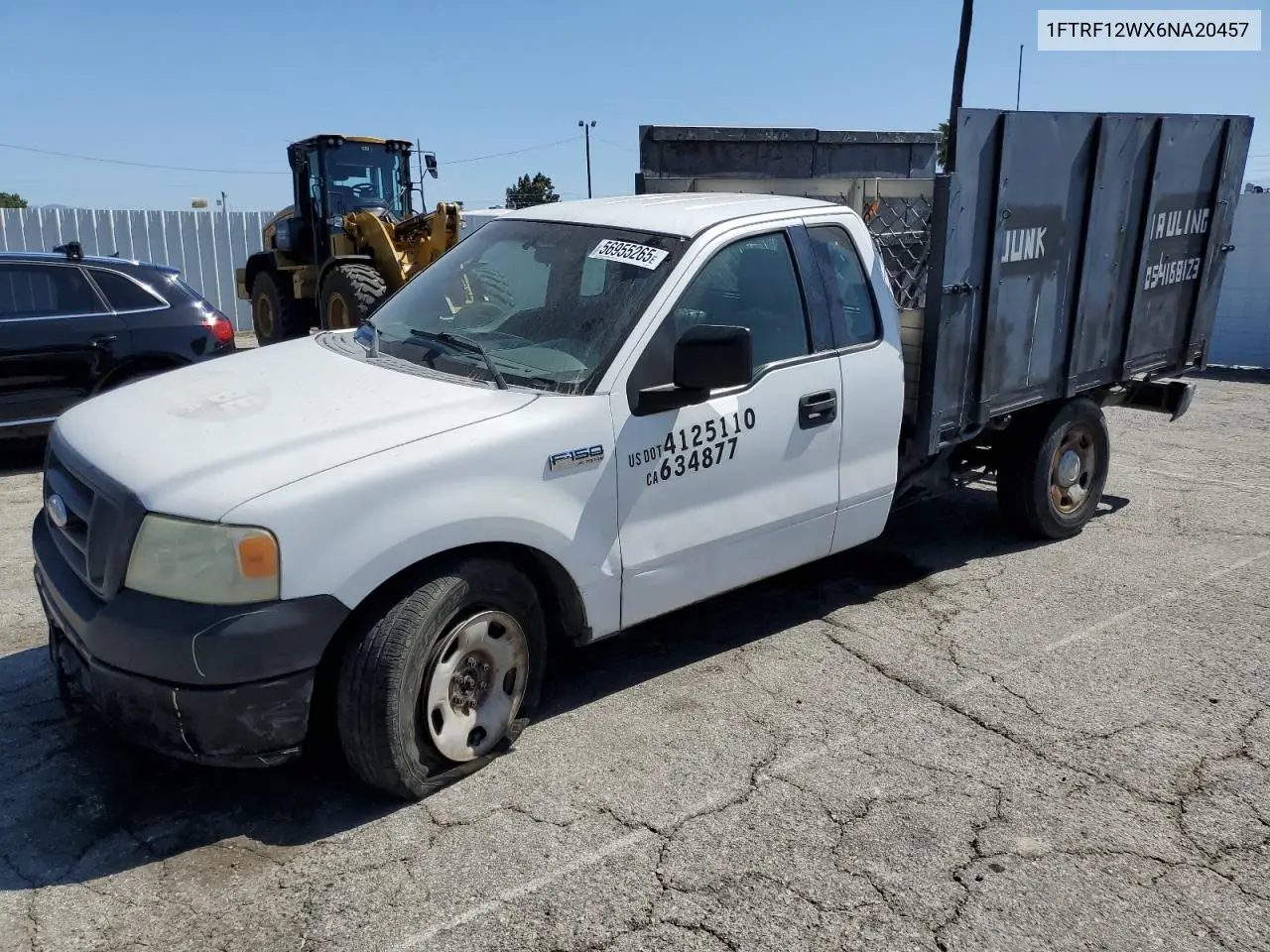 2006 Ford F150 VIN: 1FTRF12WX6NA20457 Lot: 56955265