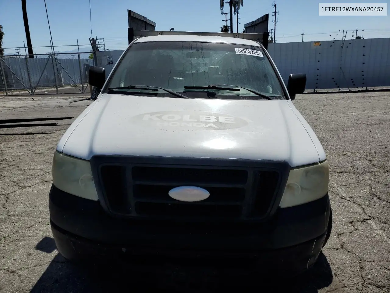 2006 Ford F150 VIN: 1FTRF12WX6NA20457 Lot: 56955265