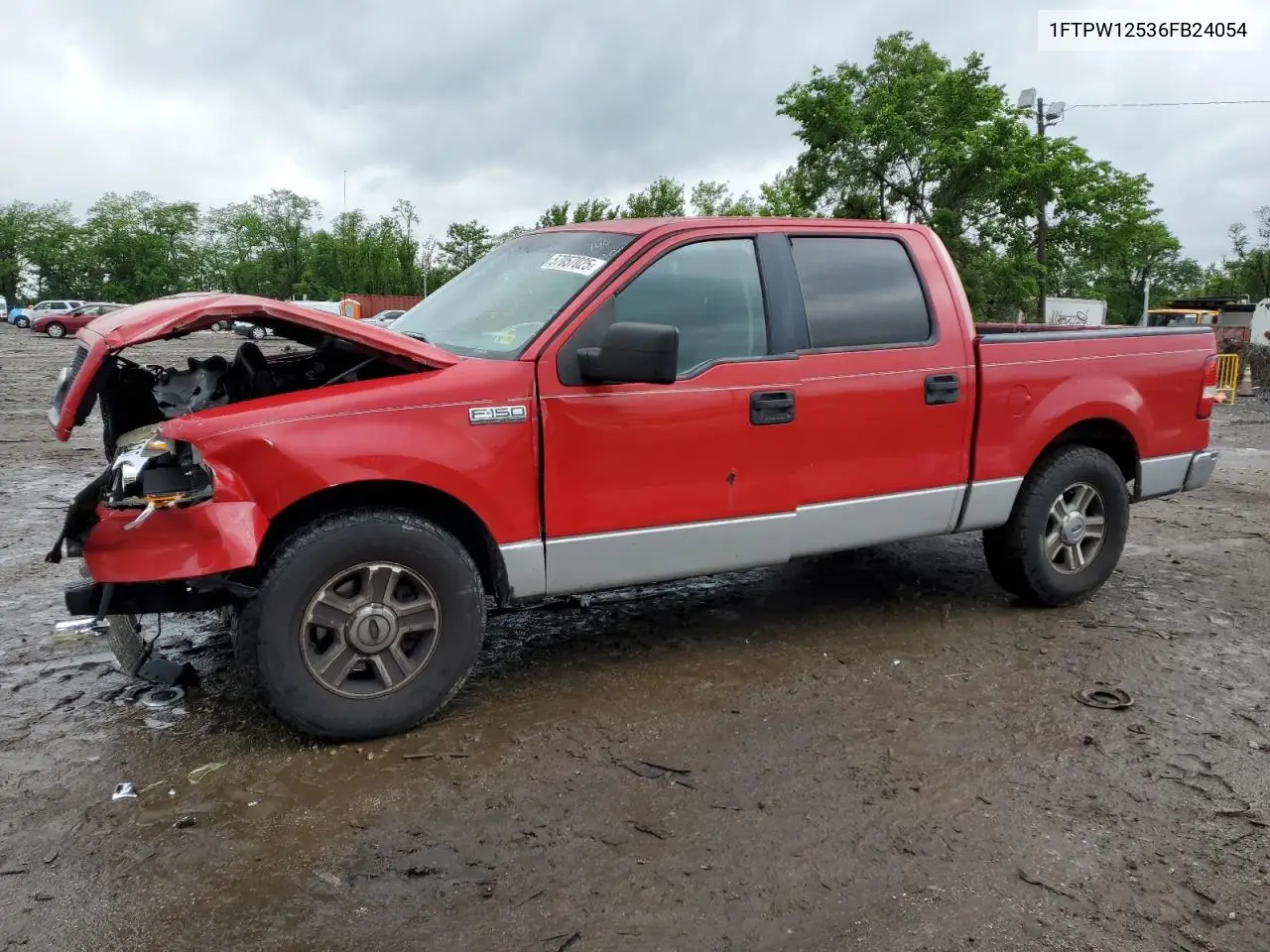 2006 Ford F150 Supercrew VIN: 1FTPW12536FB24054 Lot: 57057025