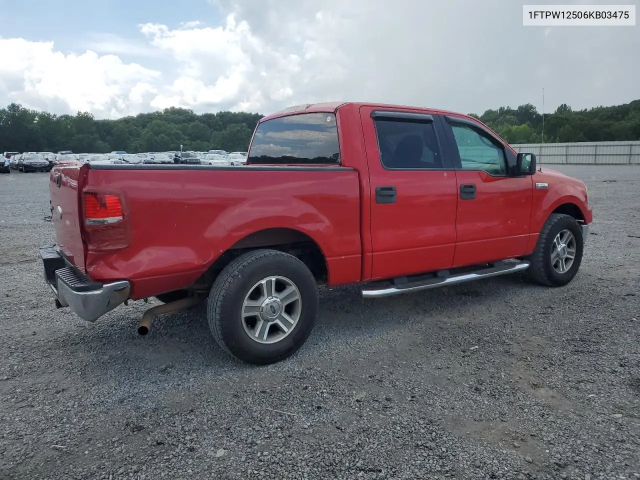 2006 Ford F150 Supercrew VIN: 1FTPW12506KB03475 Lot: 60720305