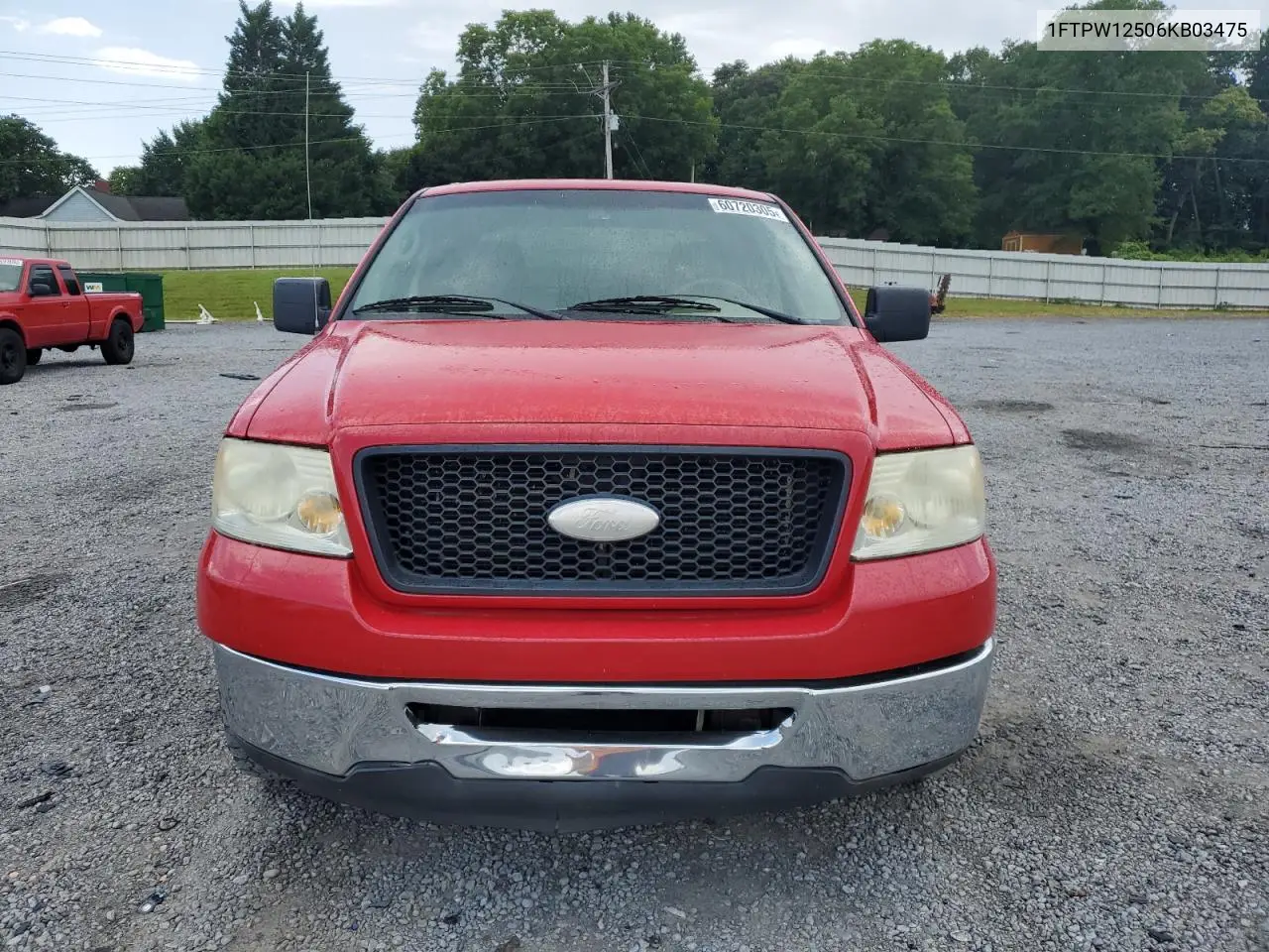 2006 Ford F150 Supercrew VIN: 1FTPW12506KB03475 Lot: 60720305