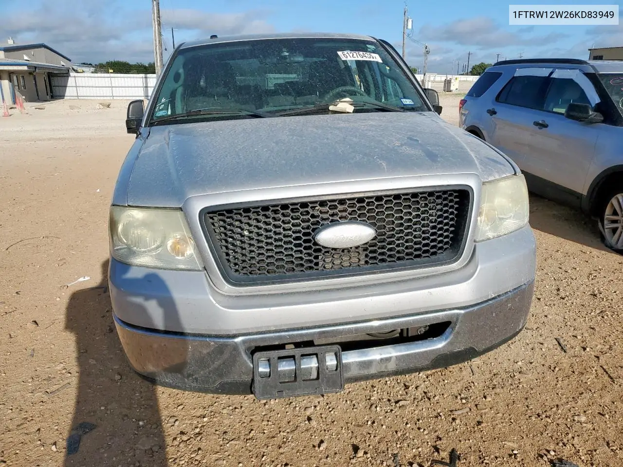 2006 Ford F150 Supercrew VIN: 1FTRW12W26KD83949 Lot: 61276435
