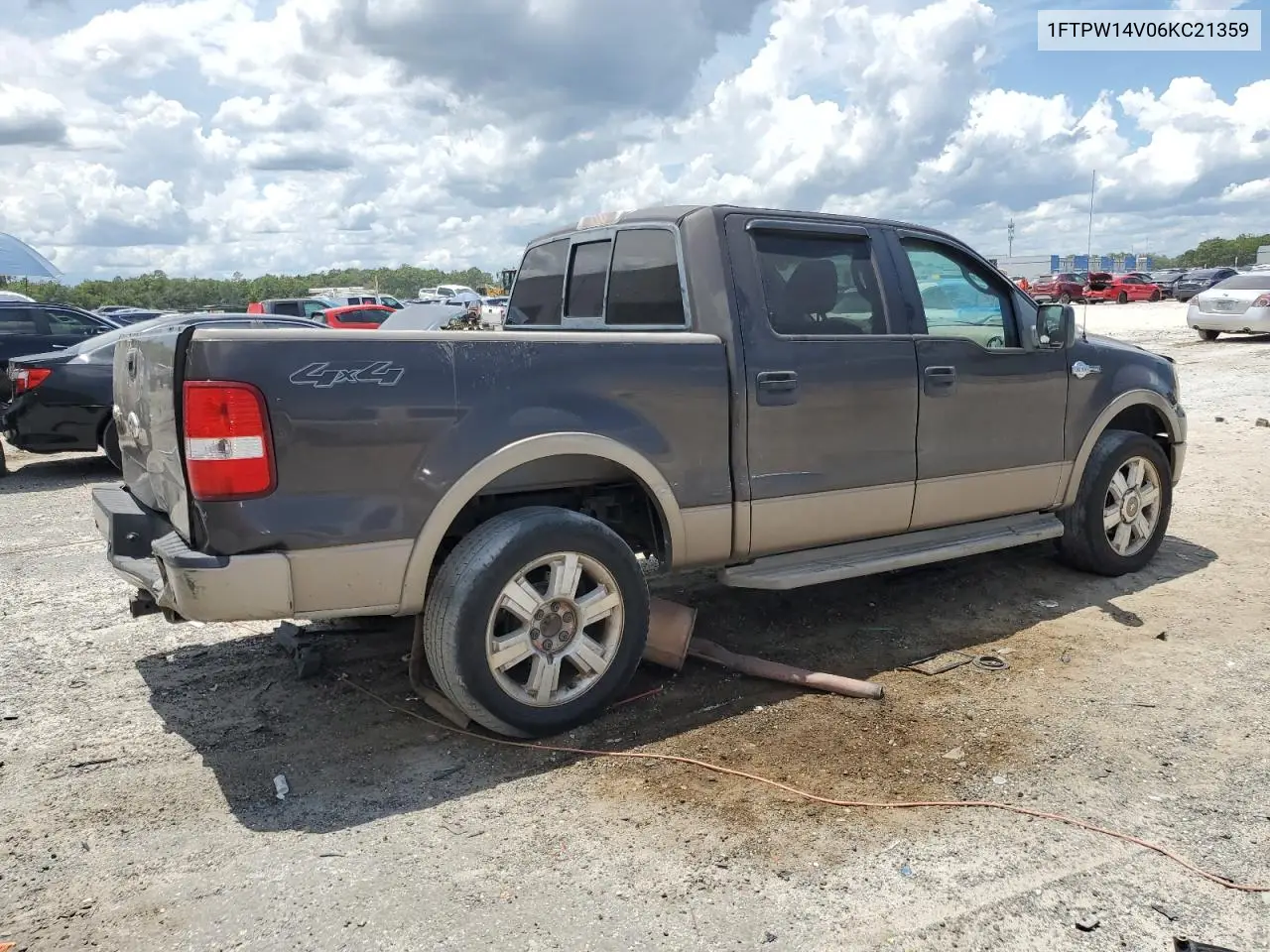 2006 Ford F150 Supercrew VIN: 1FTPW14V06KC21359 Lot: 62238015