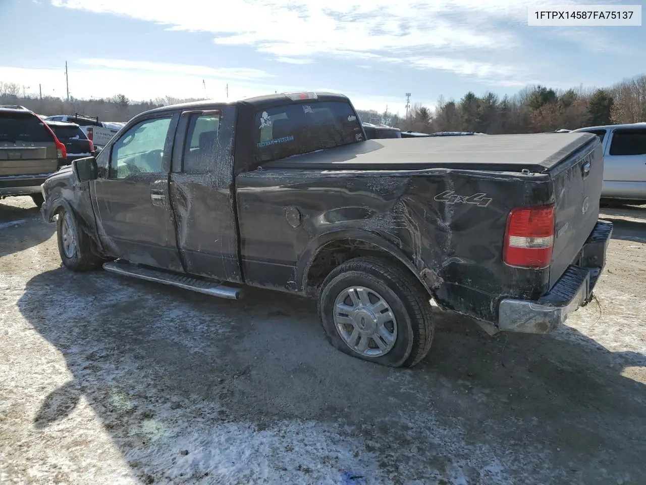 2007 Ford F150 VIN: 1FTPX14587FA75137 Lot: 42098155