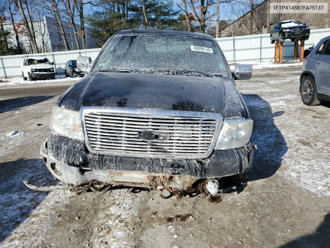 2007 Ford F150 VIN: 1FTPX14587FA75137 Lot: 42098155