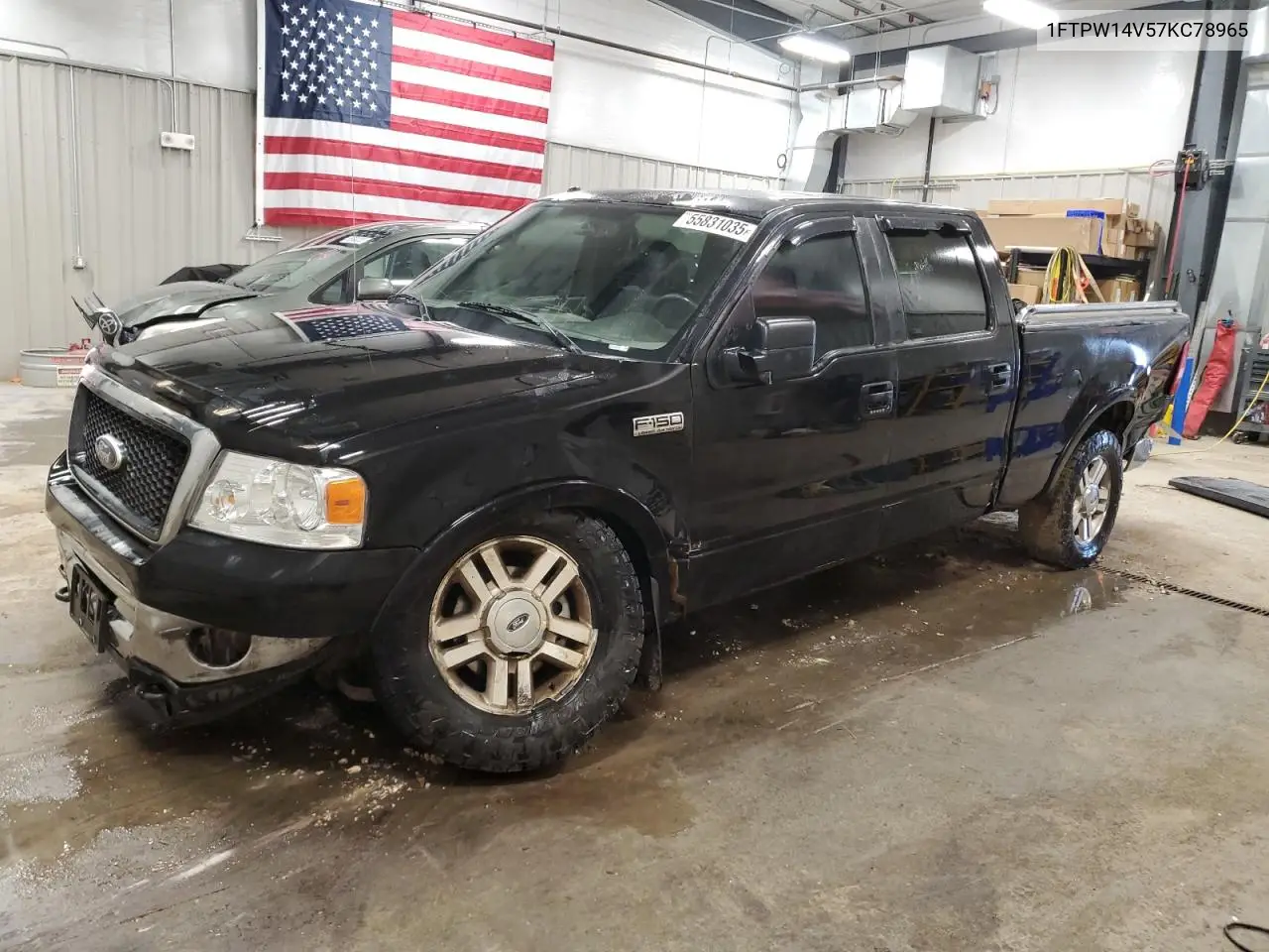 2007 Ford F150 Supercrew VIN: 1FTPW14V57KC78965 Lot: 55831035
