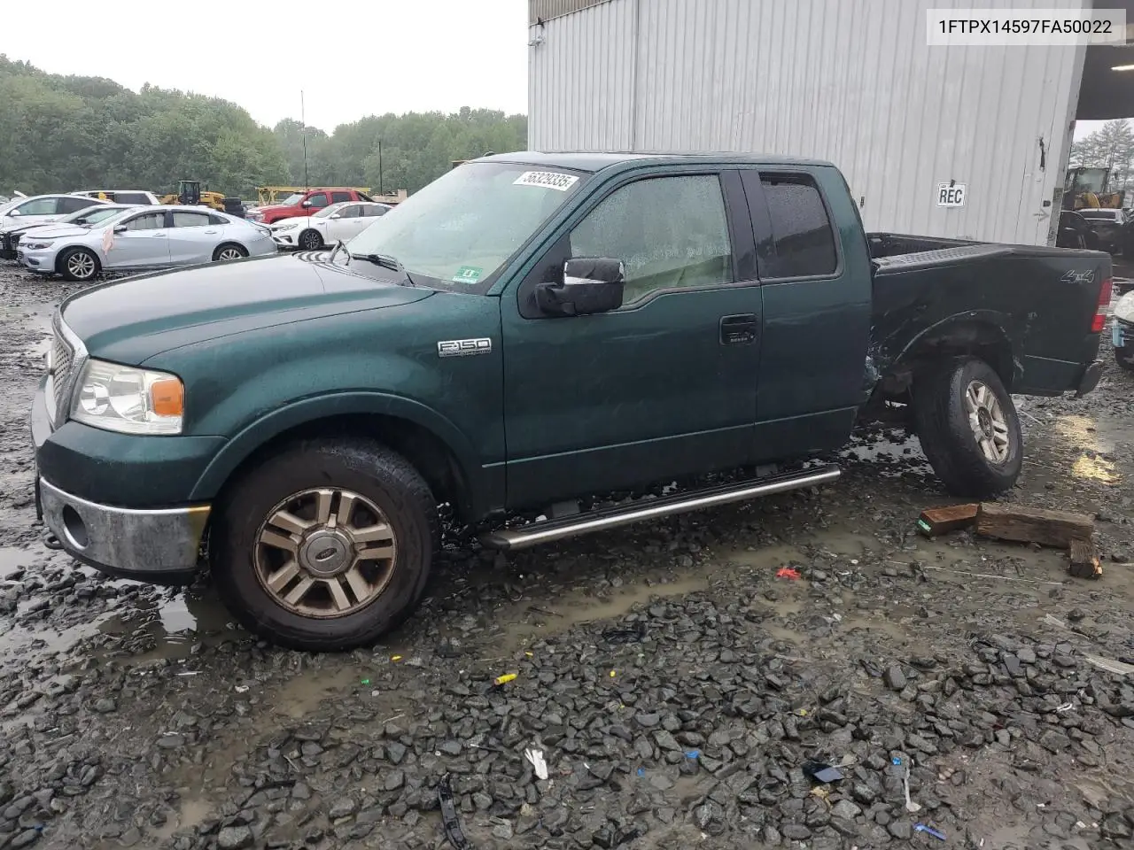 2007 Ford F150 VIN: 1FTPX14597FA50022 Lot: 56329335