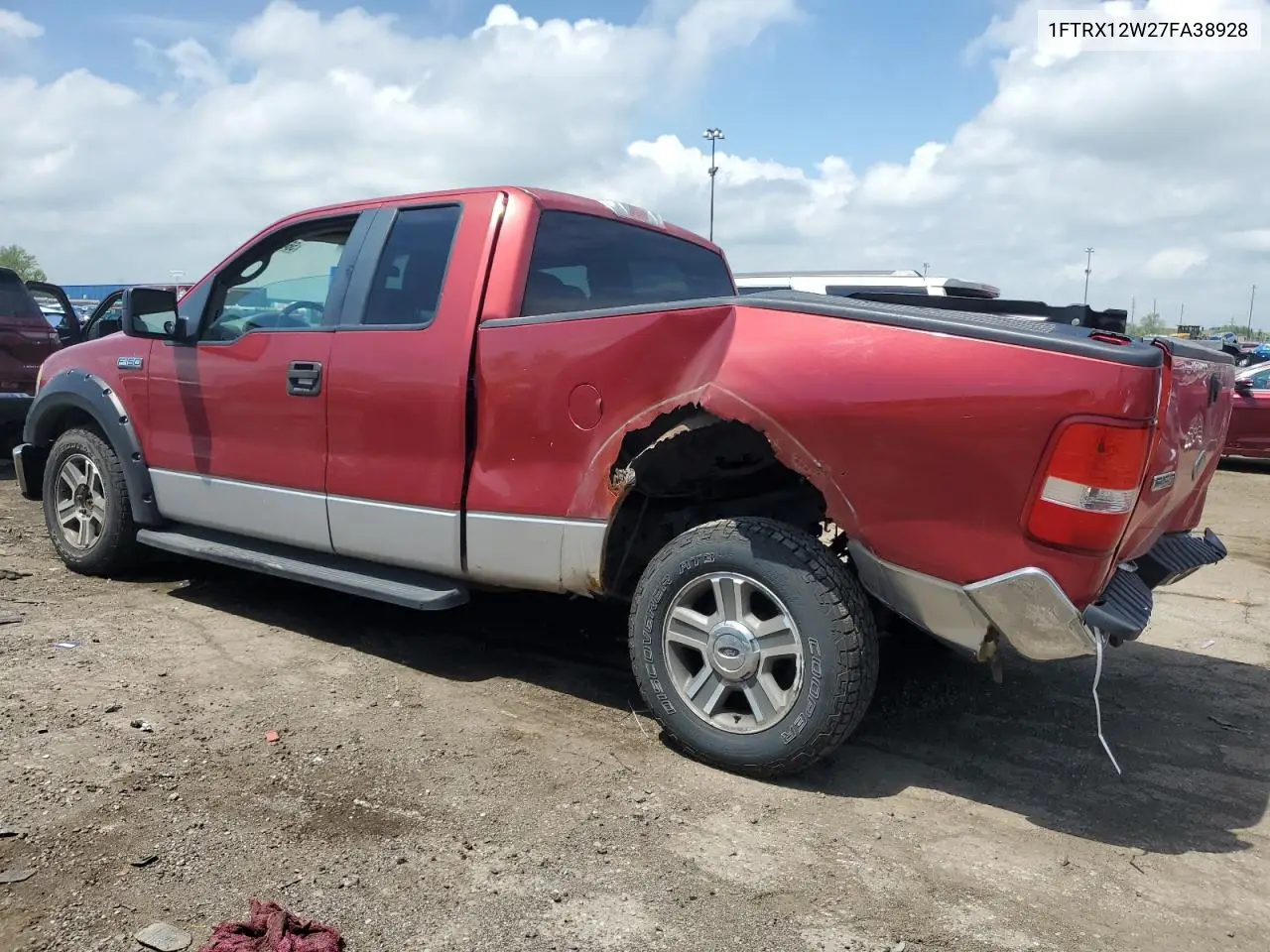 2007 Ford F150 VIN: 1FTRX12W27FA38928 Lot: 56470545