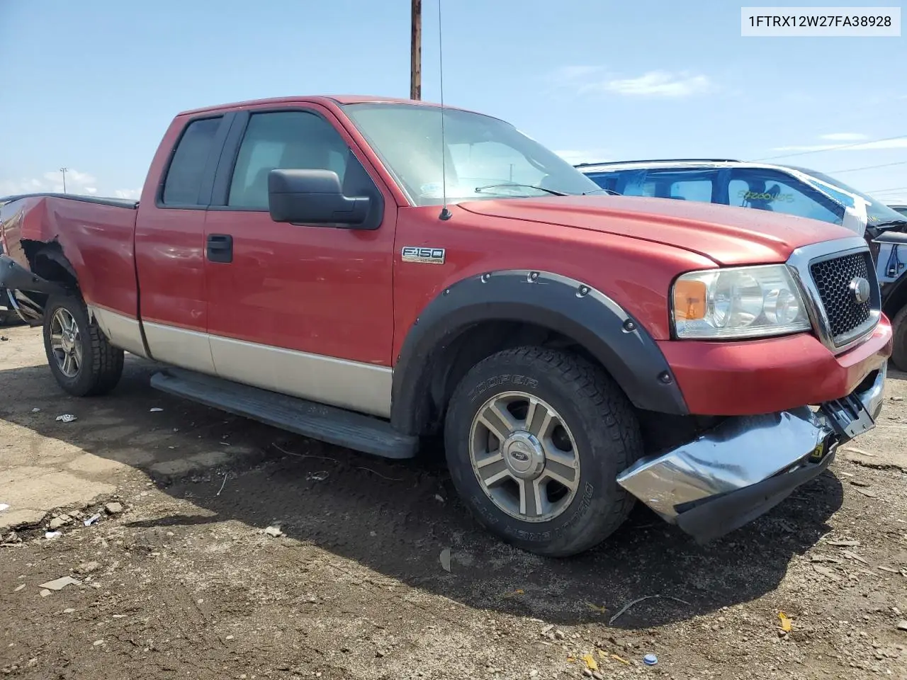 2007 Ford F150 VIN: 1FTRX12W27FA38928 Lot: 56470545
