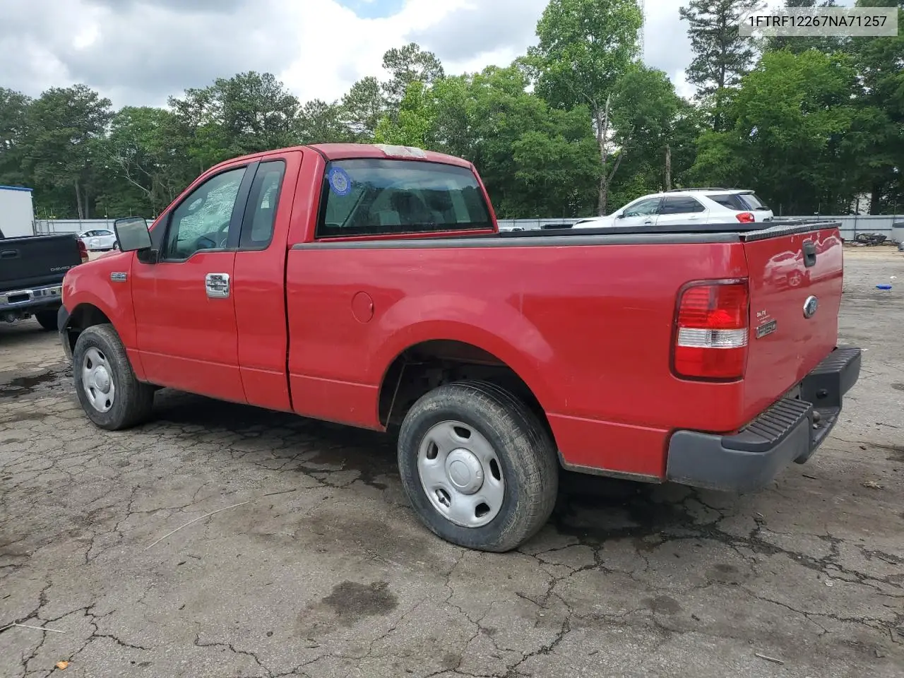 2007 Ford F150 VIN: 1FTRF12267NA71257 Lot: 56543785