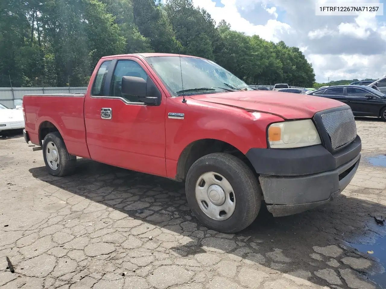 2007 Ford F150 VIN: 1FTRF12267NA71257 Lot: 56543785