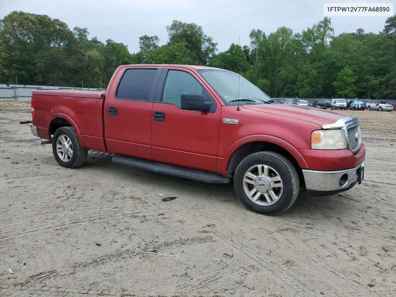 2007 Ford F150 Supercrew VIN: 1FTPW12V77FA68590 Lot: 56565435