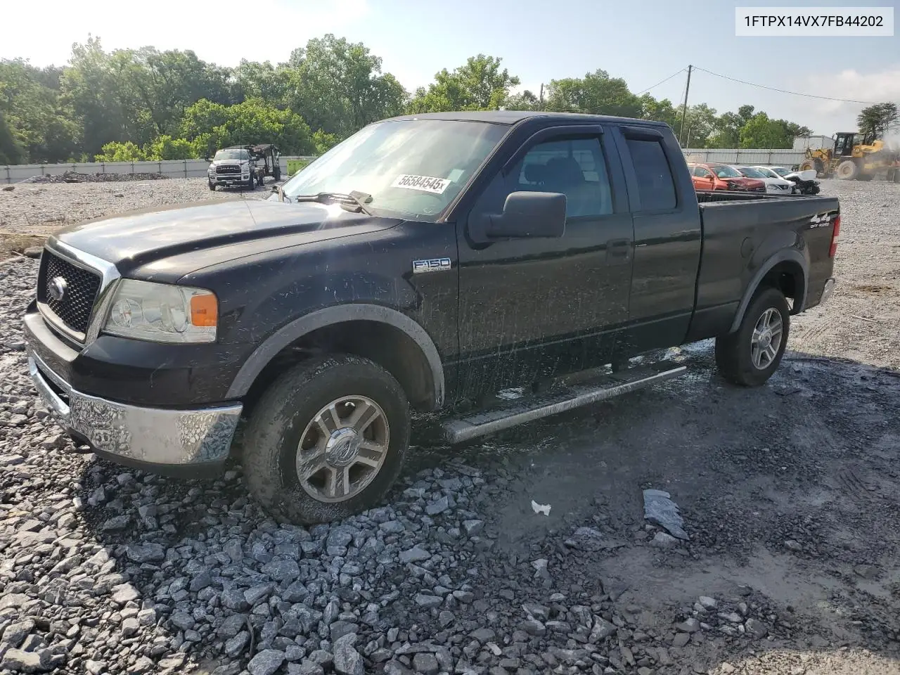 2007 Ford F150 VIN: 1FTPX14VX7FB44202 Lot: 56584545