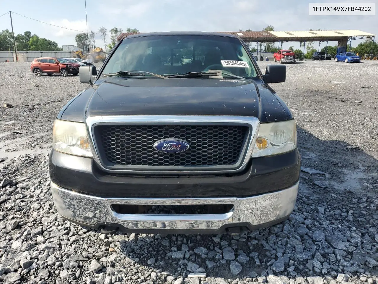 2007 Ford F150 VIN: 1FTPX14VX7FB44202 Lot: 56584545