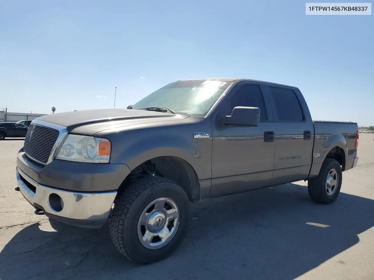 2007 Ford F150 Supercrew VIN: 1FTPW14567KB48337 Lot: 56655615