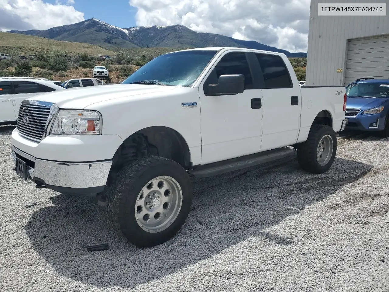 2007 Ford F150 Supercrew VIN: 1FTPW145X7FA34740 Lot: 56885855