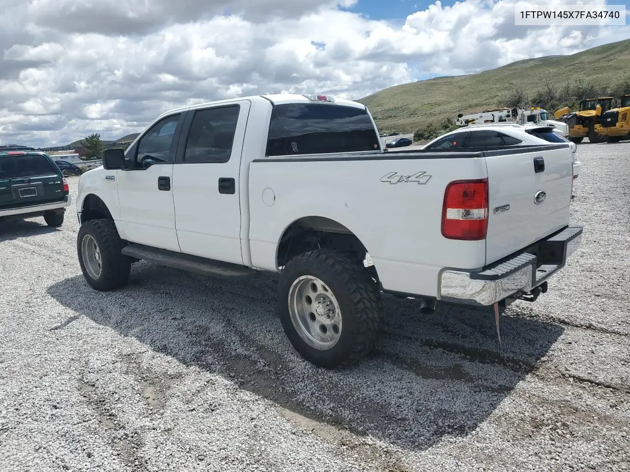2007 Ford F150 Supercrew VIN: 1FTPW145X7FA34740 Lot: 56885855