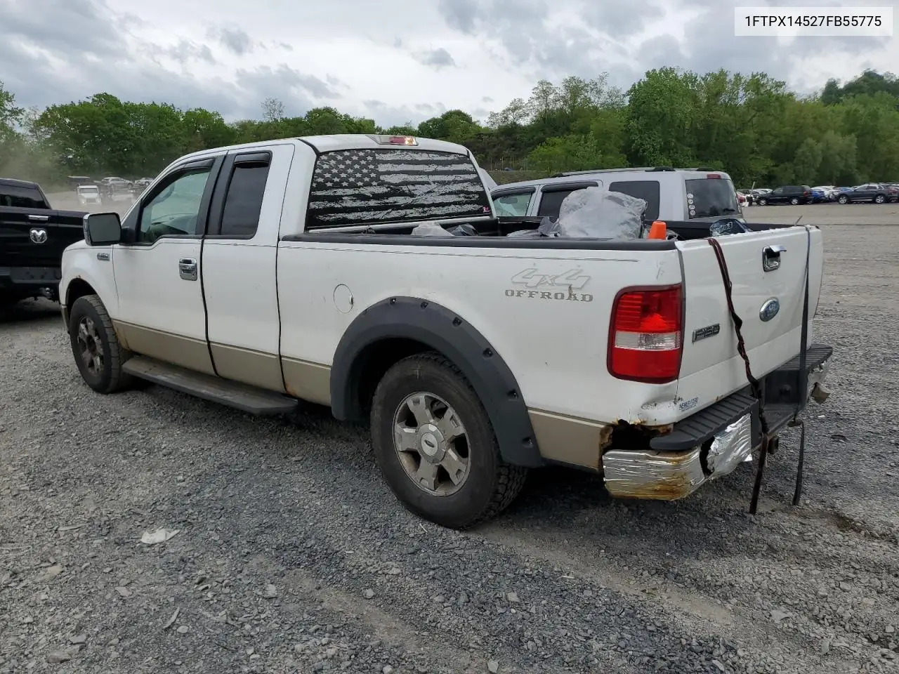 2007 Ford F150 VIN: 1FTPX14527FB55775 Lot: 56925465