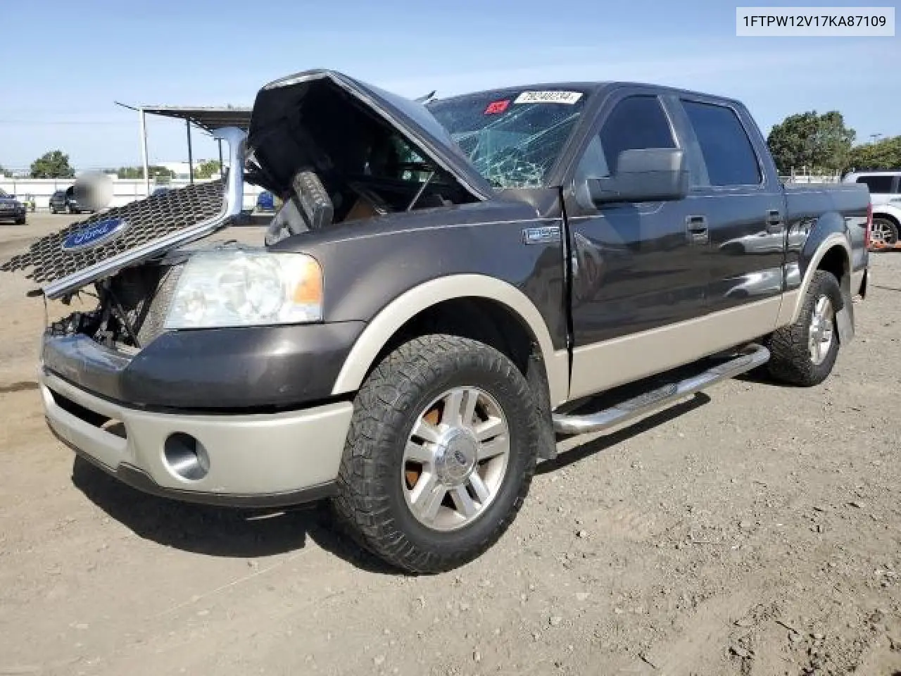 2007 Ford F150 Supercrew VIN: 1FTPW12V17KA87109 Lot: 58259625