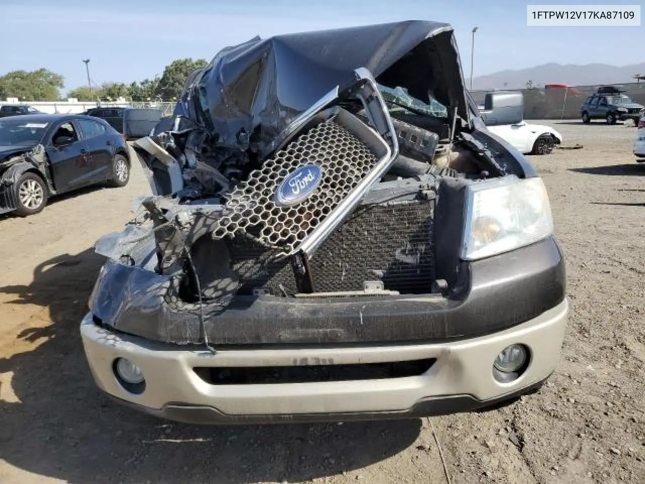 2007 Ford F150 Supercrew VIN: 1FTPW12V17KA87109 Lot: 58259625