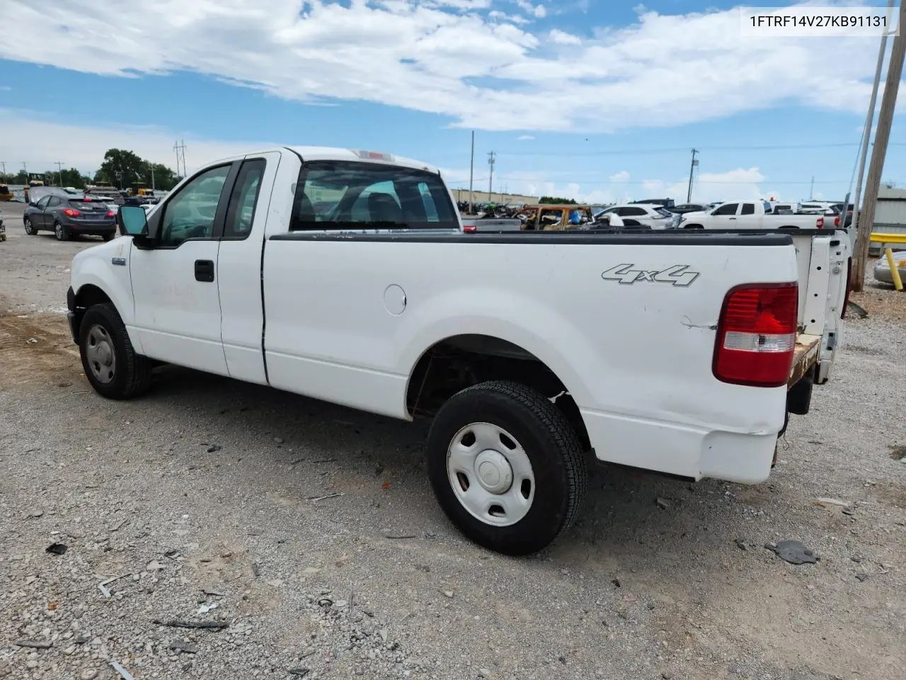2007 Ford F150 VIN: 1FTRF14V27KB91131 Lot: 62780685