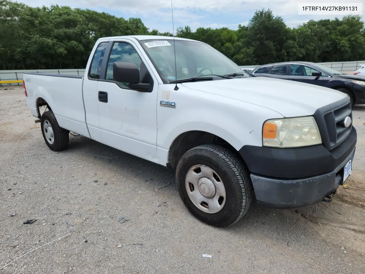 2007 Ford F150 VIN: 1FTRF14V27KB91131 Lot: 62780685