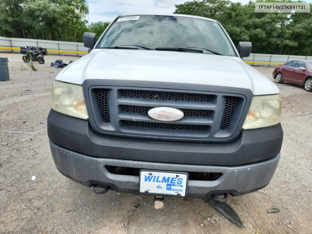 2007 Ford F150 VIN: 1FTRF14V27KB91131 Lot: 62780685