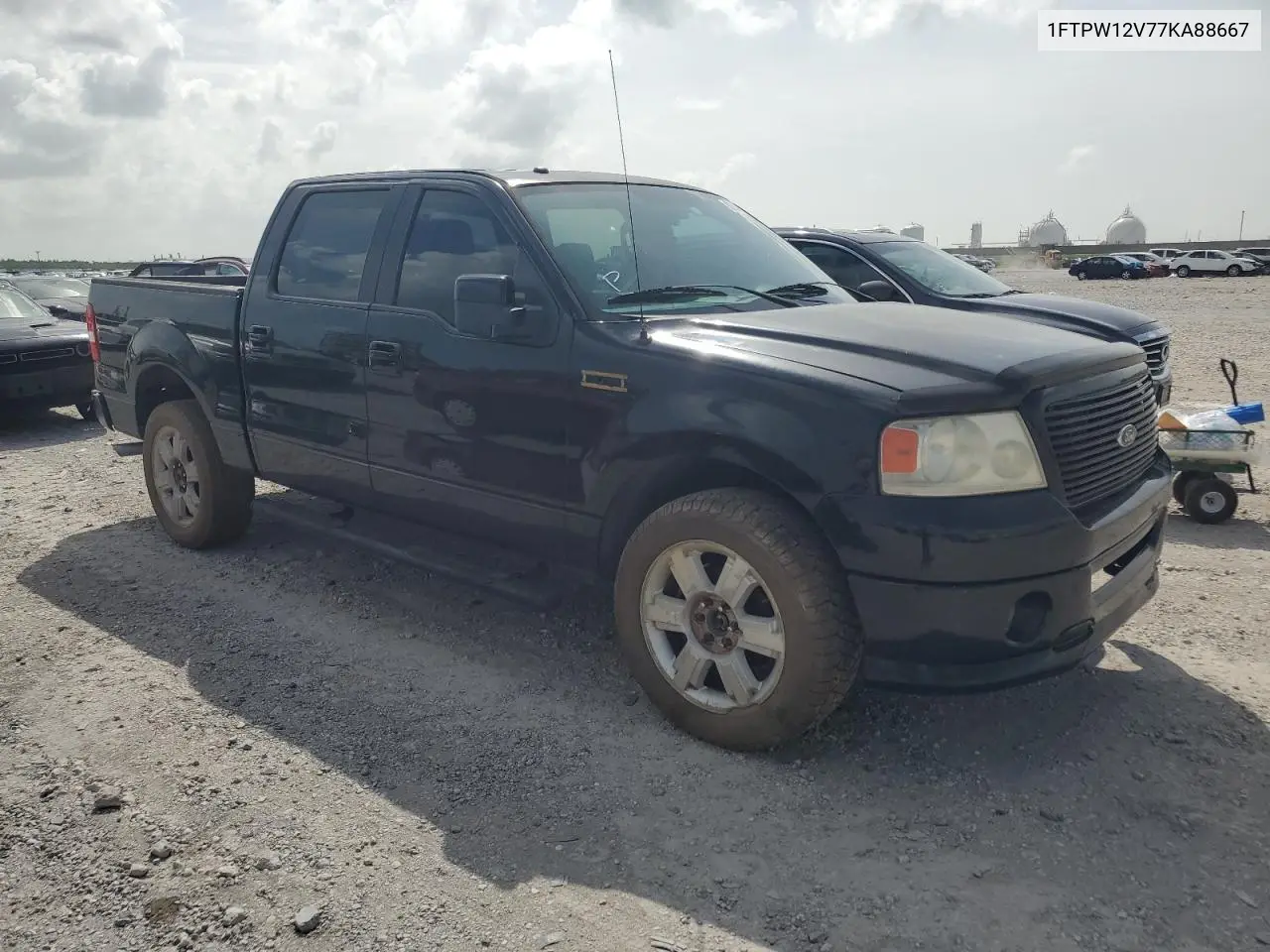 2007 Ford F150 Supercrew VIN: 1FTPW12V77KA88667 Lot: 62866785