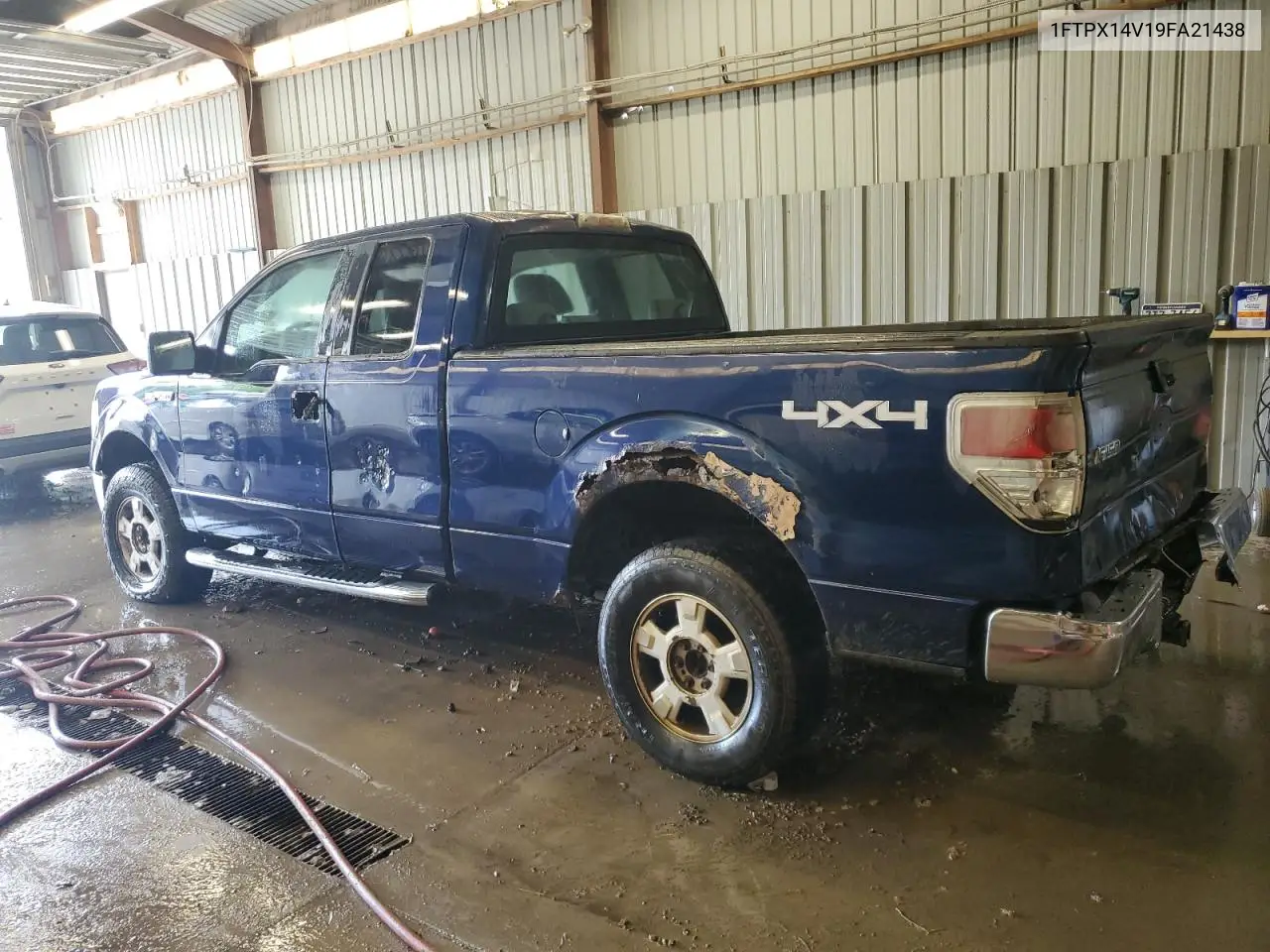 2009 Ford F150 Super Cab VIN: 1FTPX14V19FA21438 Lot: 61820865