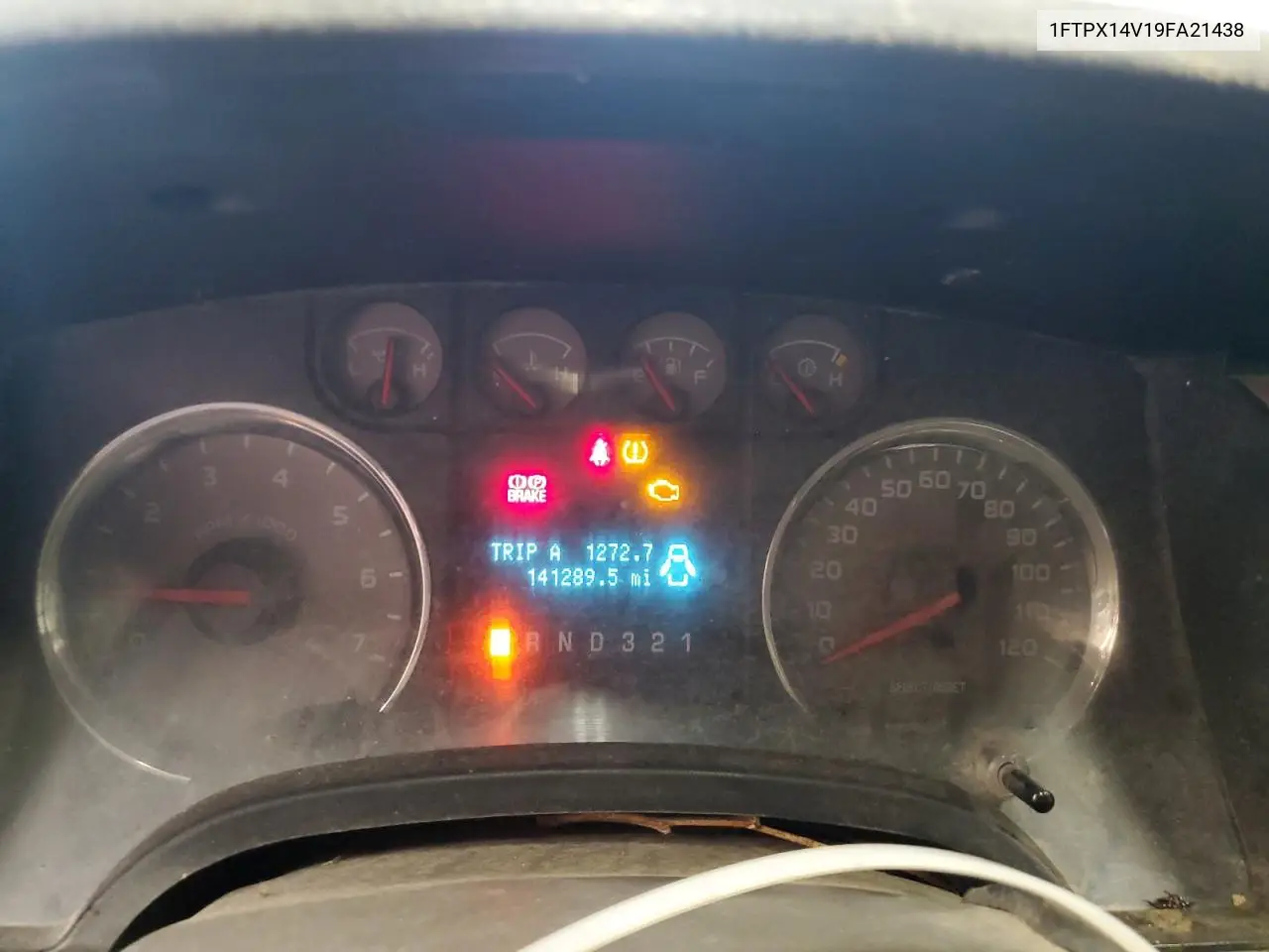 2009 Ford F150 Super Cab VIN: 1FTPX14V19FA21438 Lot: 61820865