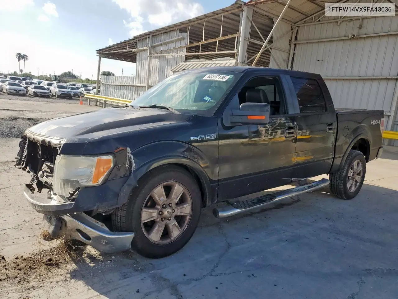 2009 Ford F150 Supercrew VIN: 1FTPW14VX9FA43036 Lot: 62297135